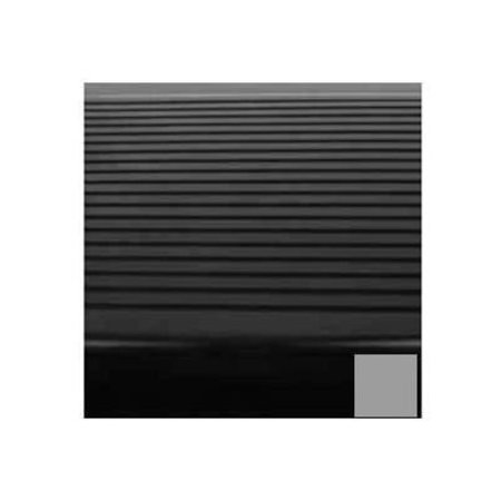 ROPPE Stair Tread Rubber Square Nose 42inL - Slate 42803P175